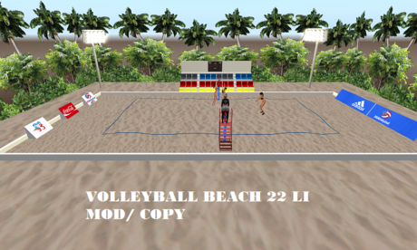Second Life Marketplace - A&G Volleyball Beach